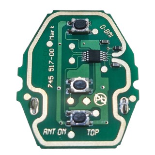 Кутийка за ключ с платка и чип за BMW с 3 бутона